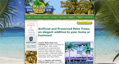 Desktop Screenshot of custompalmtrees.com